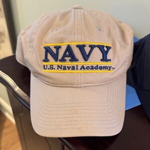 The Game Tan and Blue Navy Hat USNA